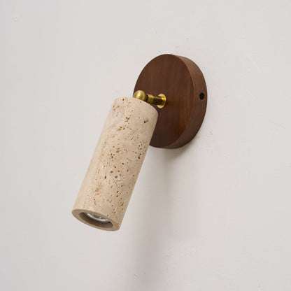 Modern Travertine Ø6.5 Wall Light 1-Light