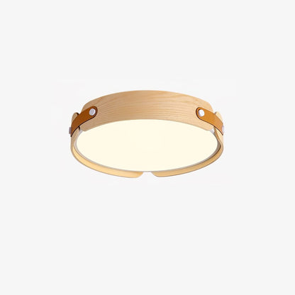 Scandinavian Iron Slim Low-Profile Ceiling Light 1-Light