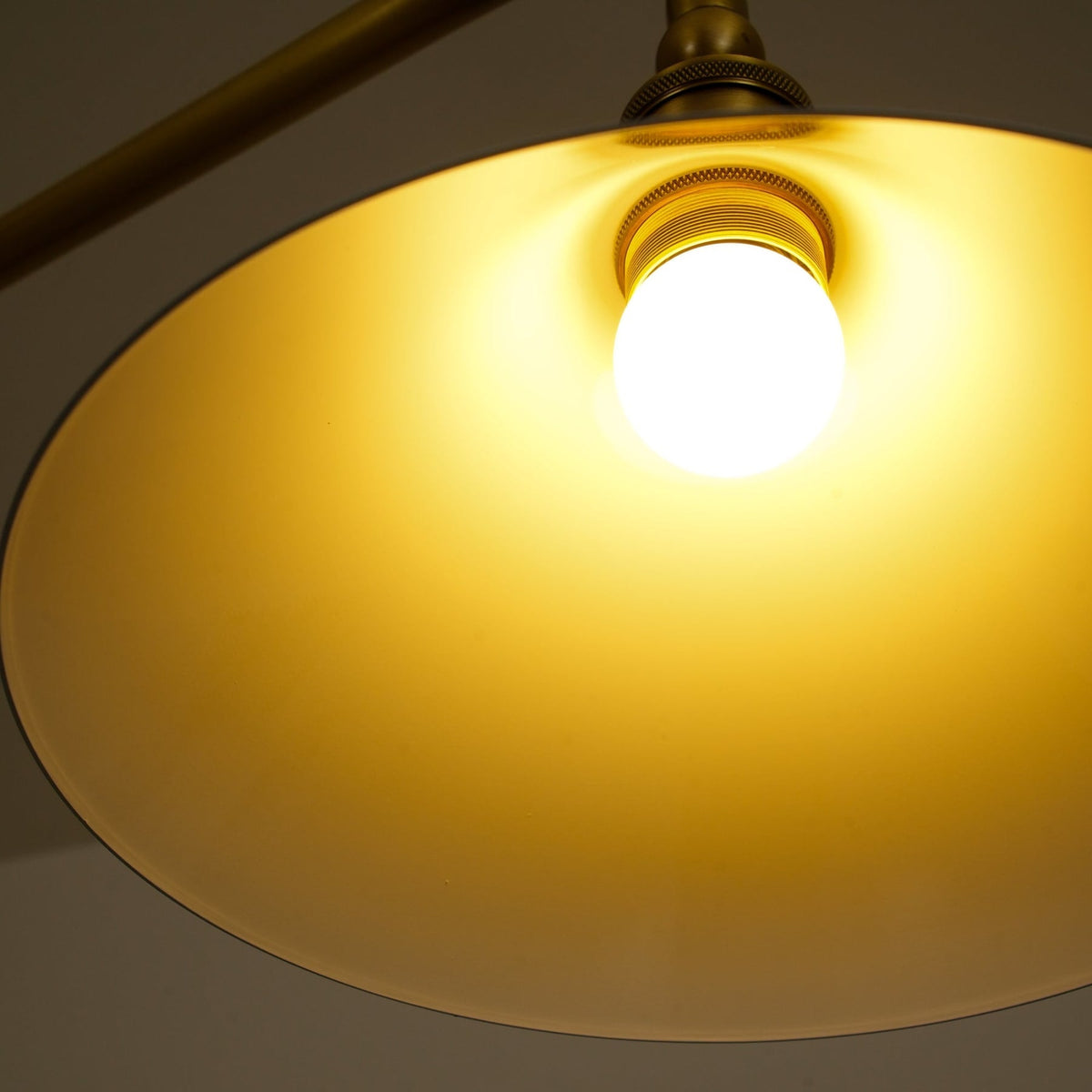 Modern Brass Ceramic Shades Pendant Light 2-Light