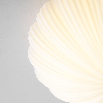 Modern Glass Flush Ceiling Light 1-Light