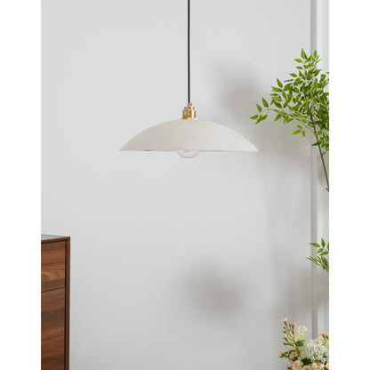 Modern Marble Copper Pendant Light 1-Light