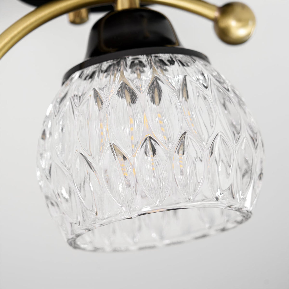 Modern Brass Solid Flush Ceiling Light 1-Light