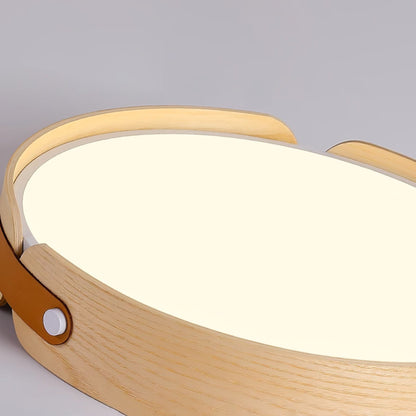 Scandinavian Iron Slim Low-Profile Ceiling Light 1-Light