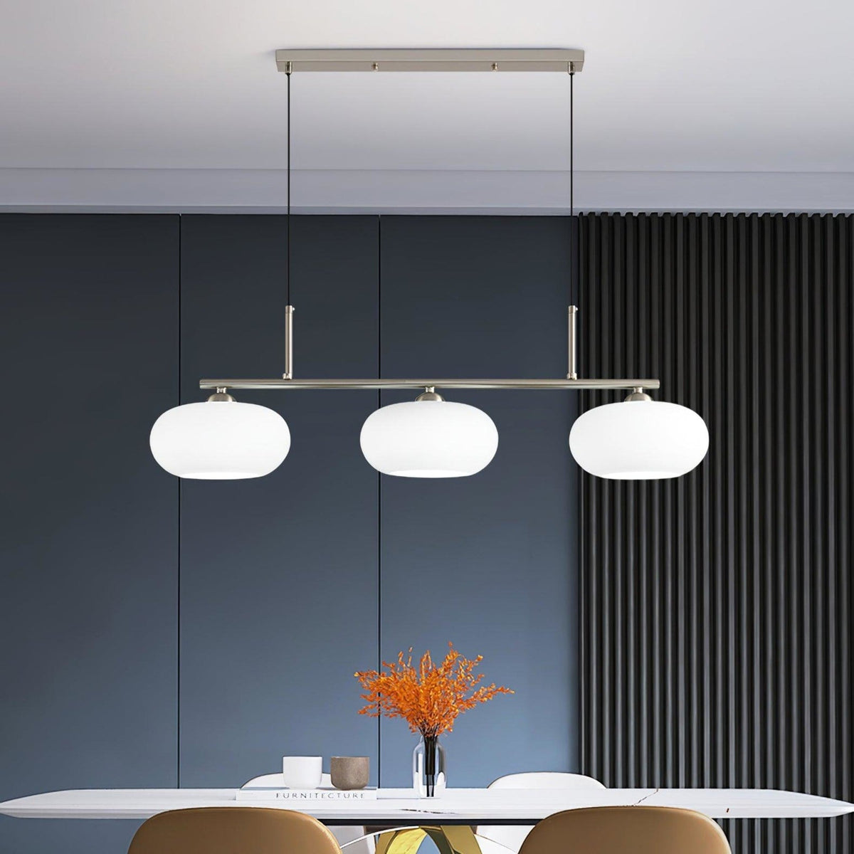 Modern Iron Tri-Colour Pendant Light 1-Light
