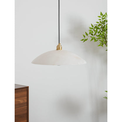 Modern Marble Copper Pendant Light 1-Light