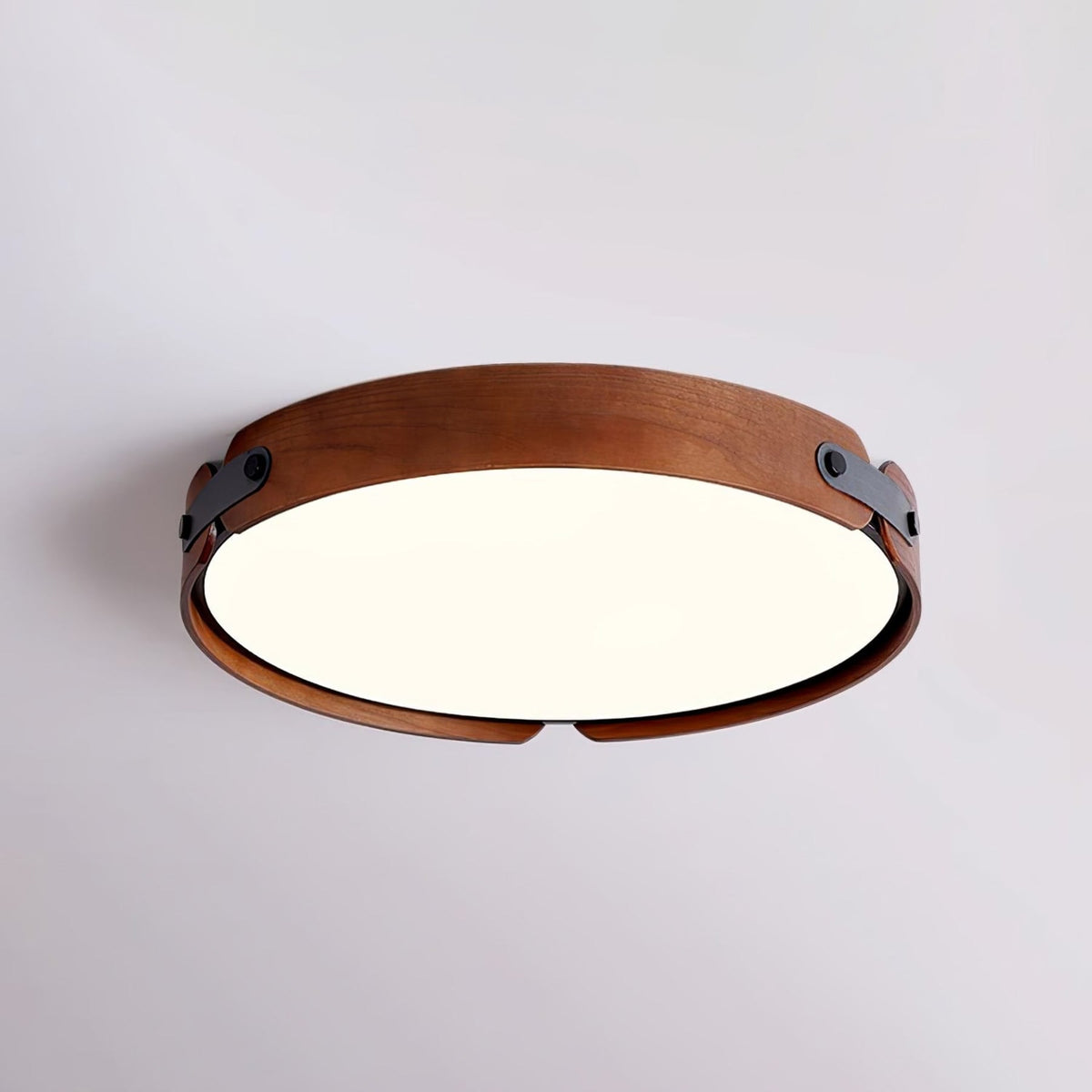 Scandinavian Iron Slim Low-Profile Ceiling Light 1-Light