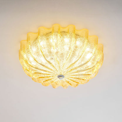 Vintage Iron Flush Ceiling Light 1-Light