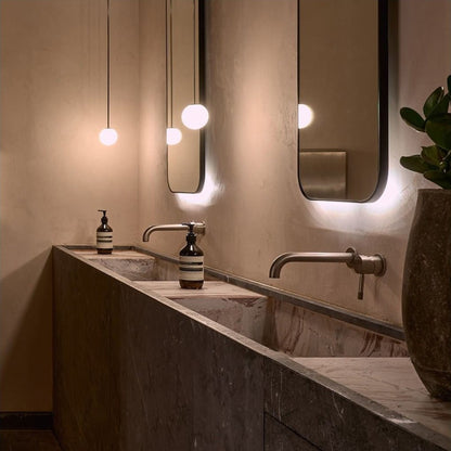 Modern Plastic Pendant Light 1-Light