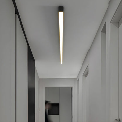 Minimalist Aluminium Linear Ceiling Light 1-Light