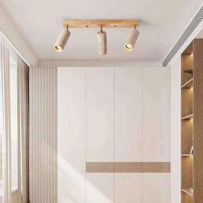 Modern Stone White Ceiling Light 1-Light