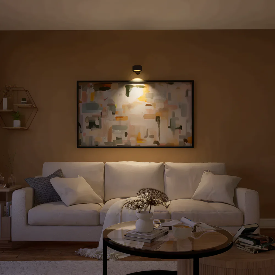 Contemporary Wood Grain LED Wall Light 1-Light