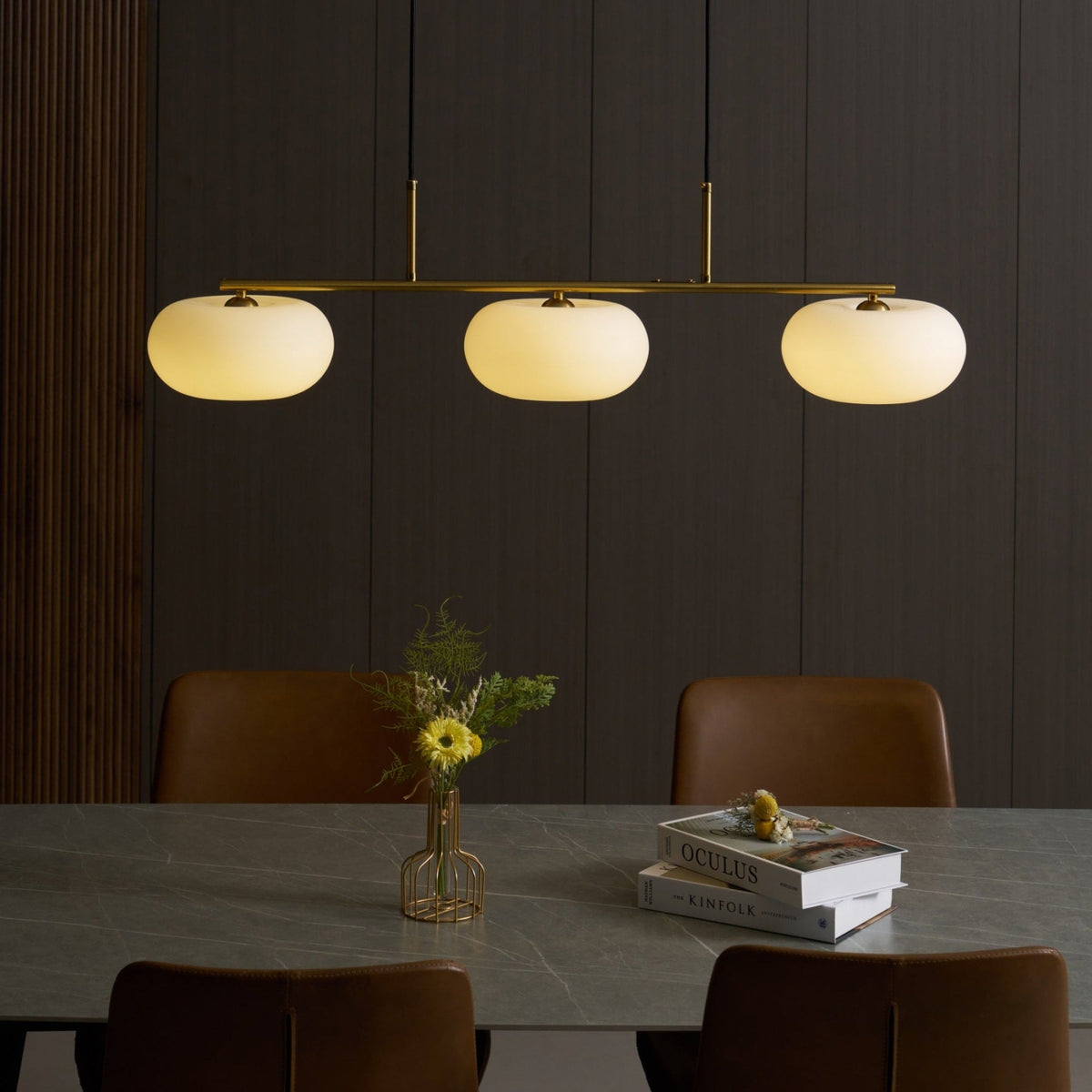 Modern Iron Tri-Colour Pendant Light 1-Light