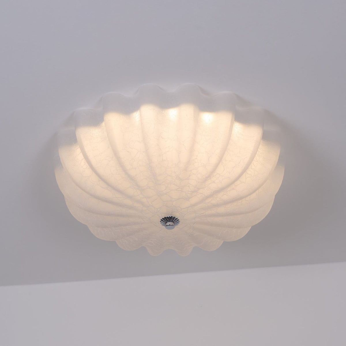 Vintage Iron Flush Ceiling Light 1-Light