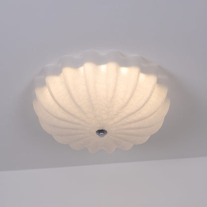 Vintage Iron Flush Ceiling Light 1-Light