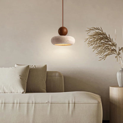 Modern Stone Pendant Light 1-Light