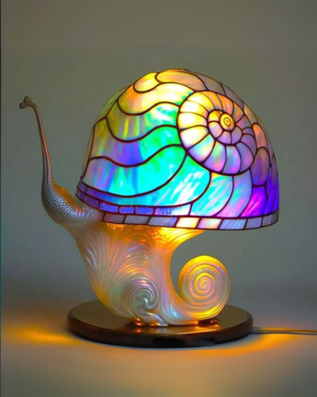 Vintage Mushroom Table Lamp LED 1-Light