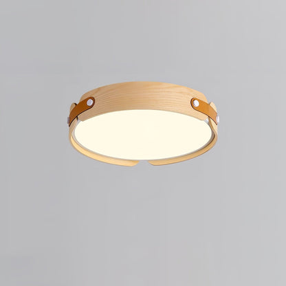 Scandinavian Iron Slim Low-Profile Ceiling Light 1-Light