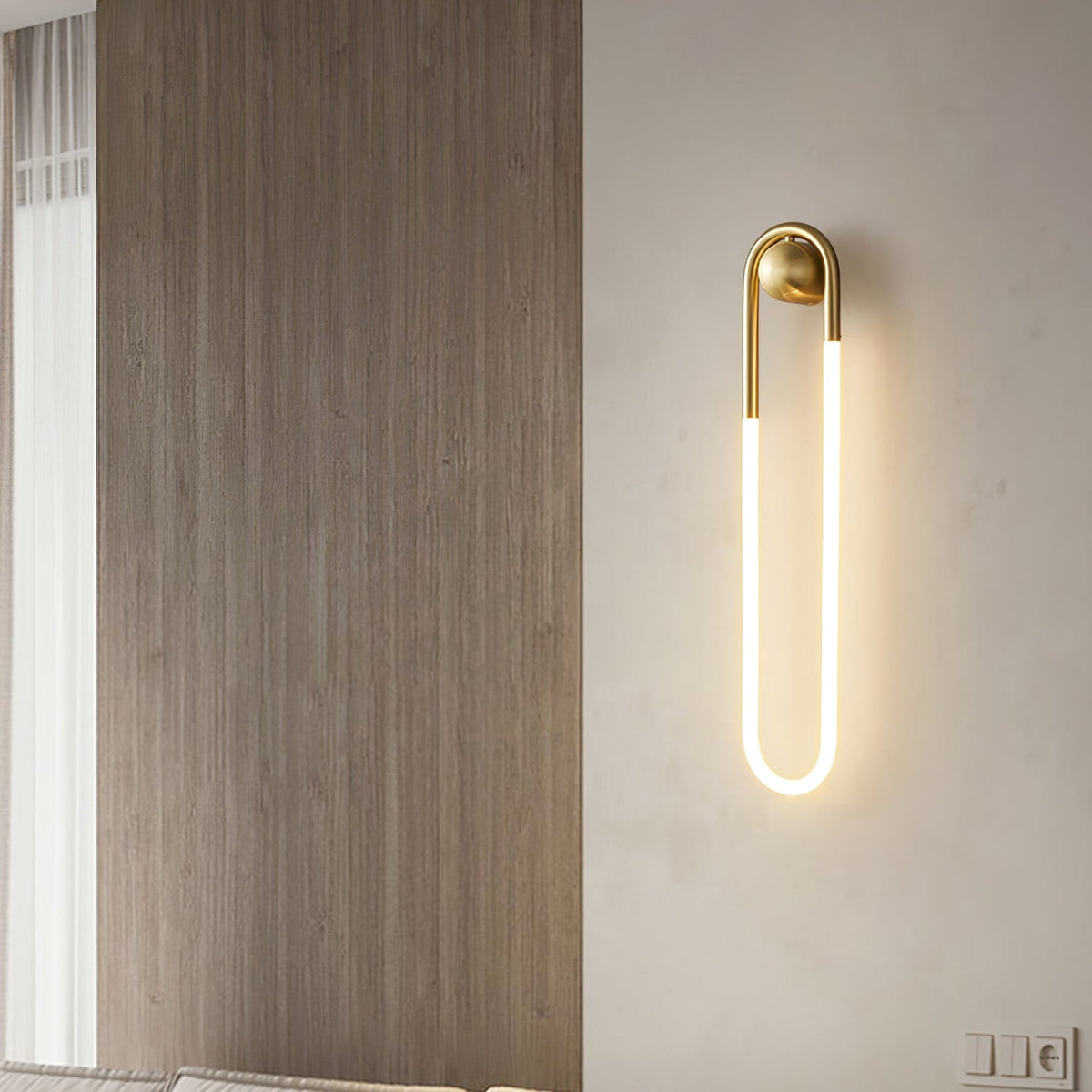 Minimalist Iron Wall Light 1-Light