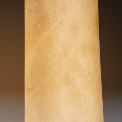 Modern Metal Faux Alabaster Wall Light