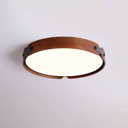 Scandinavian Iron Slim Low-Profile Ceiling Light 1-Light