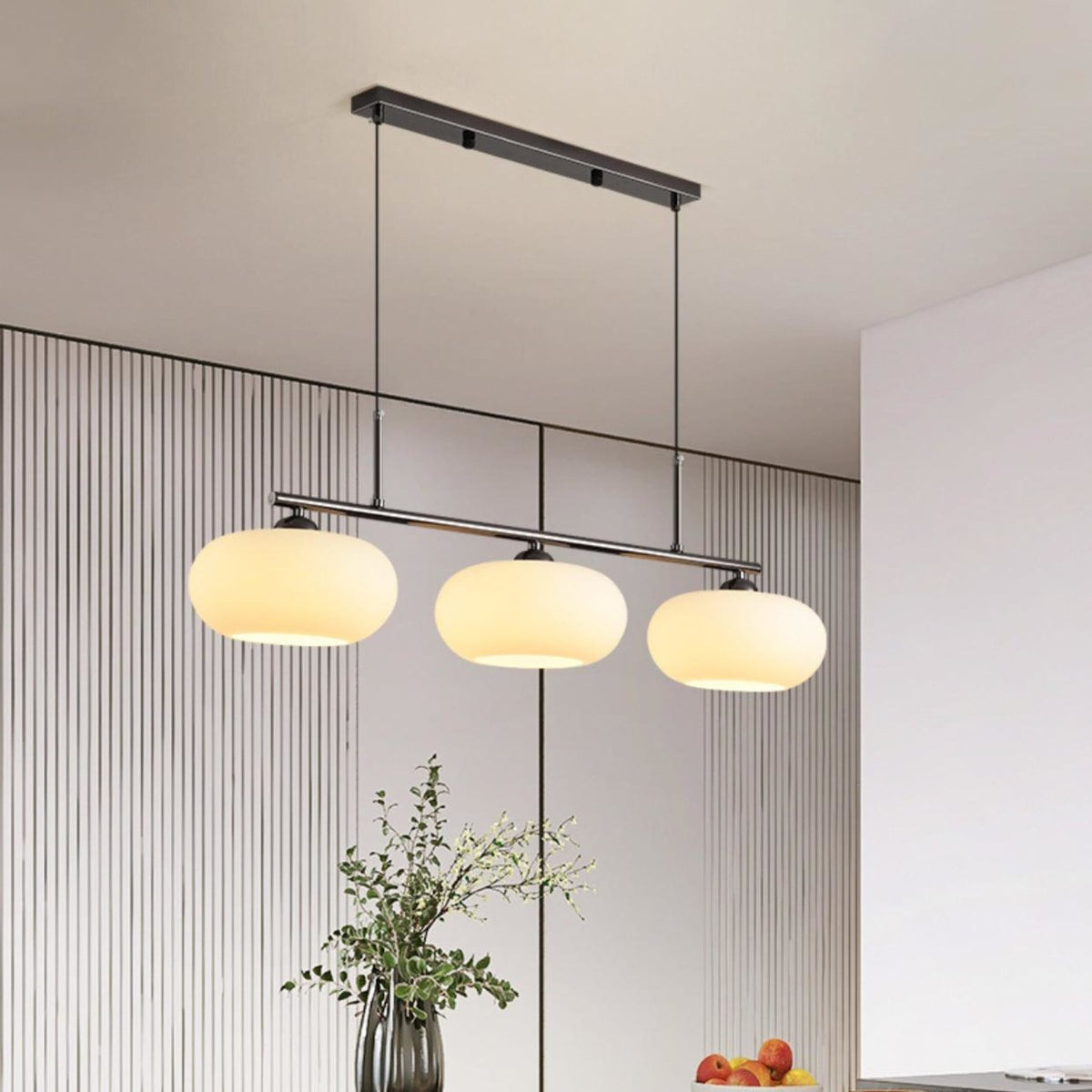 Modern Iron Tri-Colour Pendant Light 1-Light