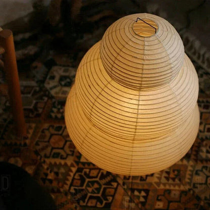 Bohemian Paper Tri-Colour Floor Lamp 1-Light