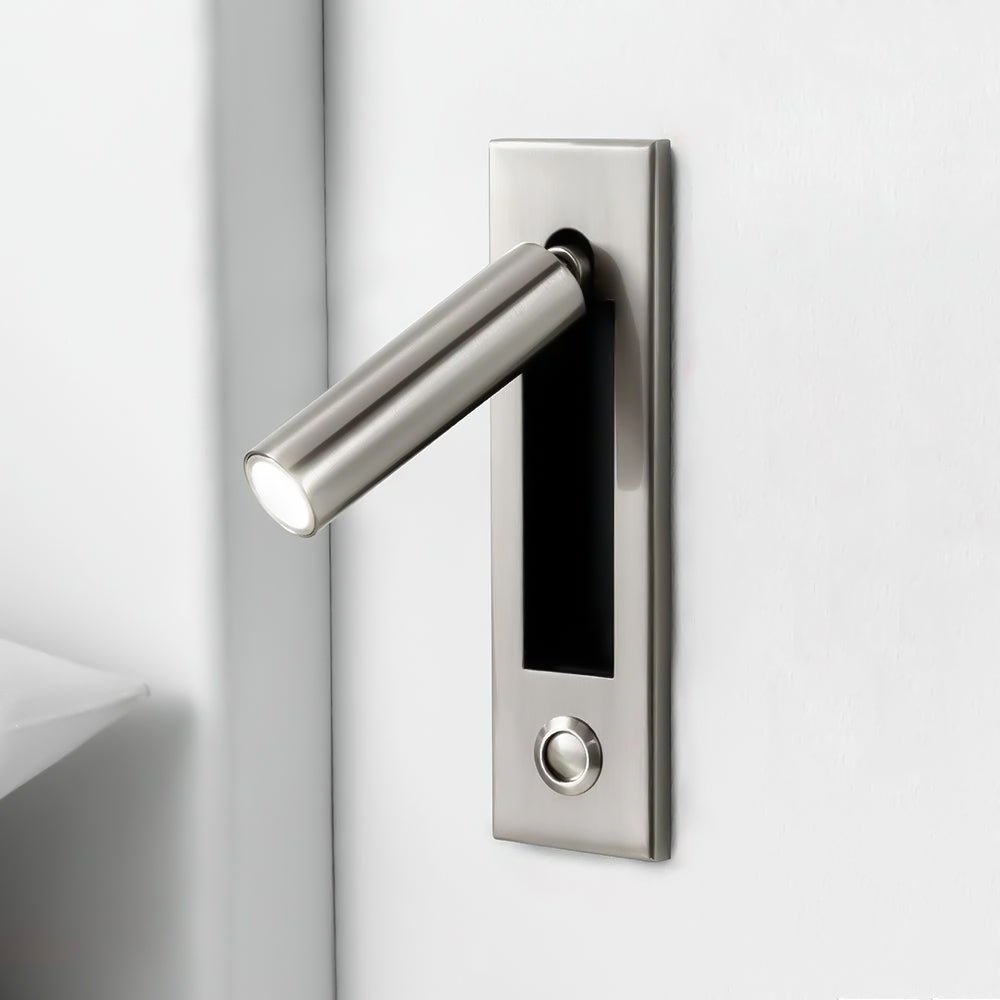 Modern Minimal Embedded Aluminum LED Wall Sconce 1-Light