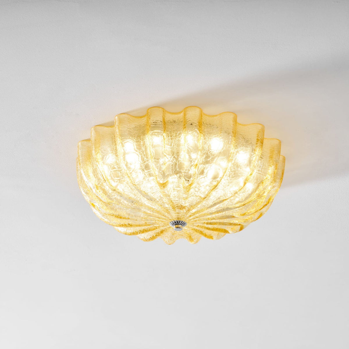 Vintage Iron Flush Ceiling Light 1-Light