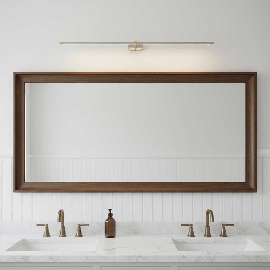 Minimalist Metal Linear Adjustable Wall Light 1-Light