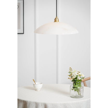 Modern Marble Copper Pendant Light 1-Light