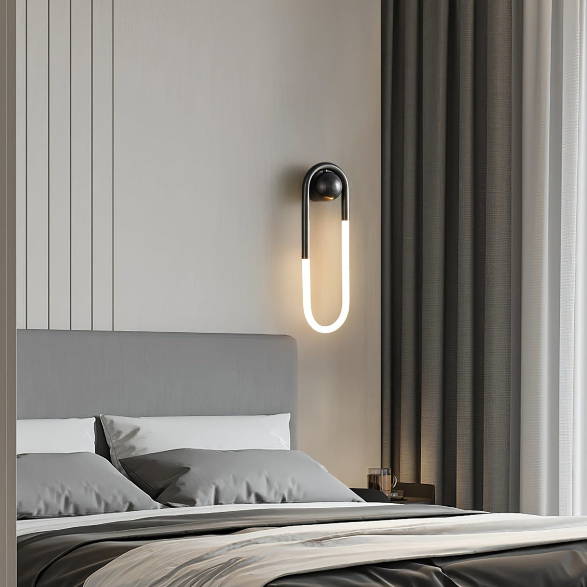 Minimalist Iron Wall Light 1-Light