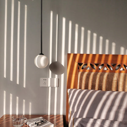 Modern Plastic Pendant Light 1-Light