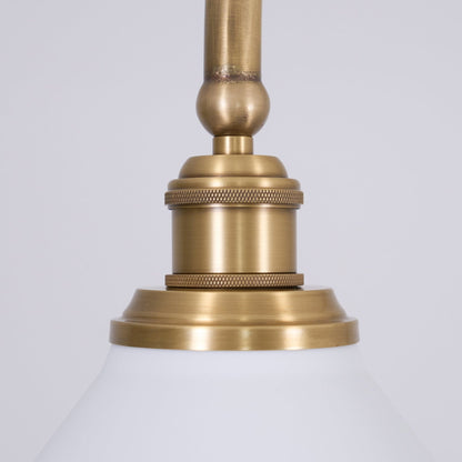 Modern Brass Ceramic Shades Pendant Light 2-Light