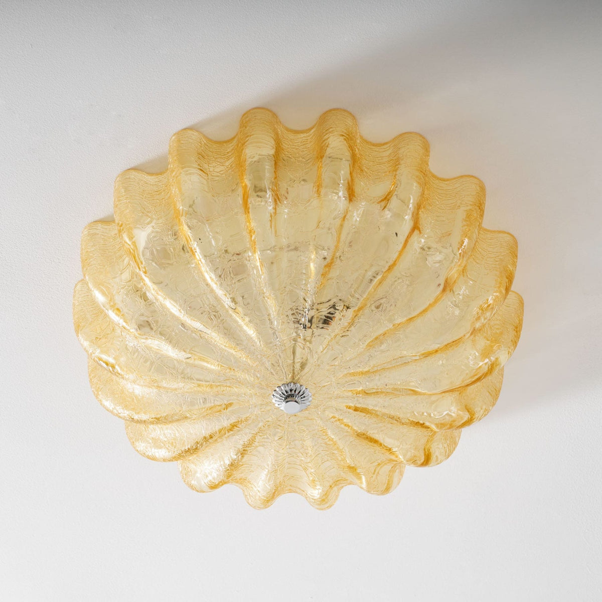 Vintage Iron Flush Ceiling Light 1-Light