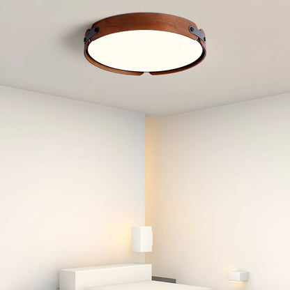 Scandinavian Iron Slim Low-Profile Ceiling Light 1-Light