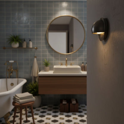Modern Copper Dimmable Tri-Colour Wall Light 1-Light