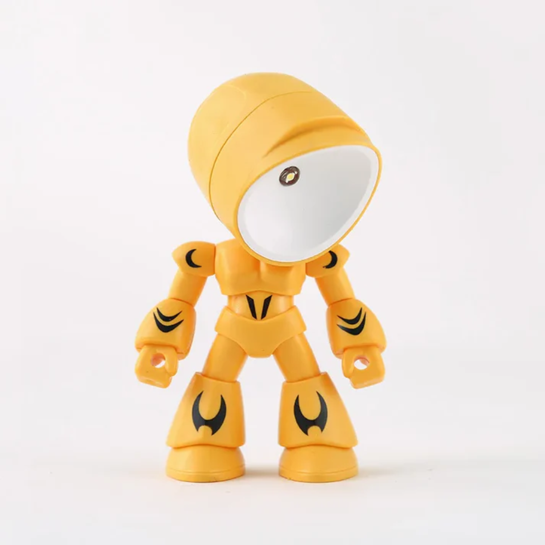 Modern Robot-Inspired LED Table Lamp 1-Light