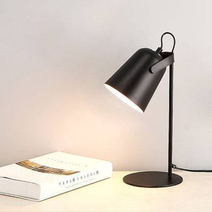 Scandinavian Metal Cone Table Lamp LED 1-light