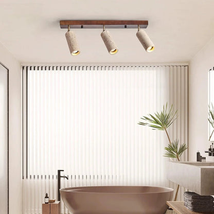 Modern Stone White Ceiling Light 1-Light