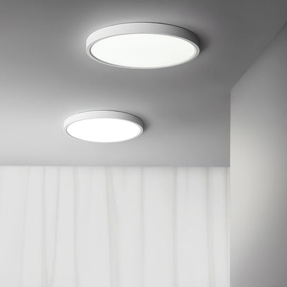 Minimalist Iron Slim Low-Profile Ceiling Light 1-Light