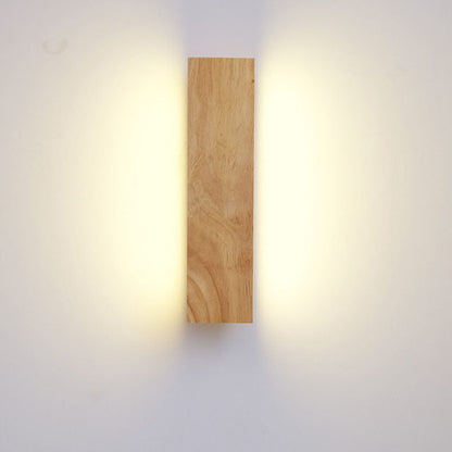 Modern Wood 22cm Wall Light 1-Light