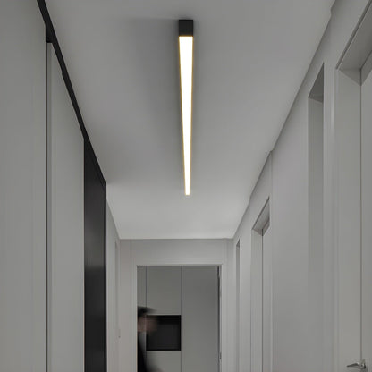 Minimalist Aluminium Linear Ceiling Light 1-Light