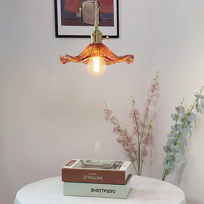 Contemporary Grass Flower Pendant Light 1-Light