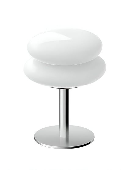 Contemporary Glass Base Table Lamp 1-Light