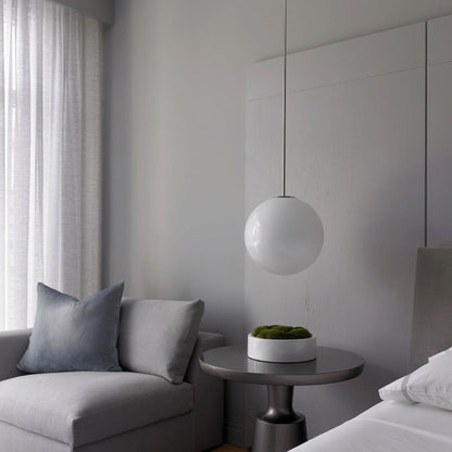 Modern Plastic Pendant Light 1-Light