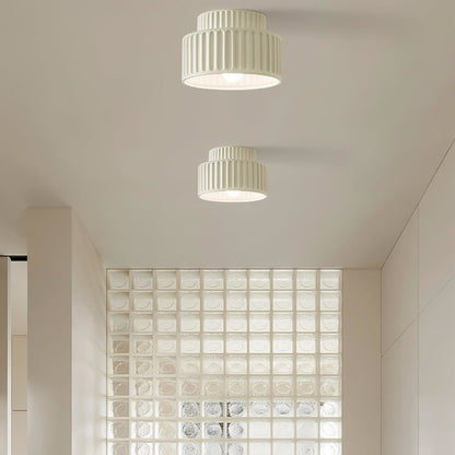 Modern Resin Semi-Flush Ceiling Light 1-Light