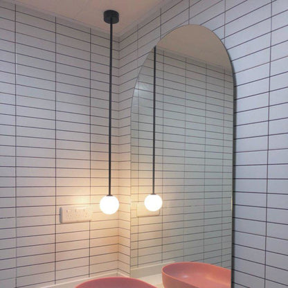 Modern Plastic Pendant Light 1-Light