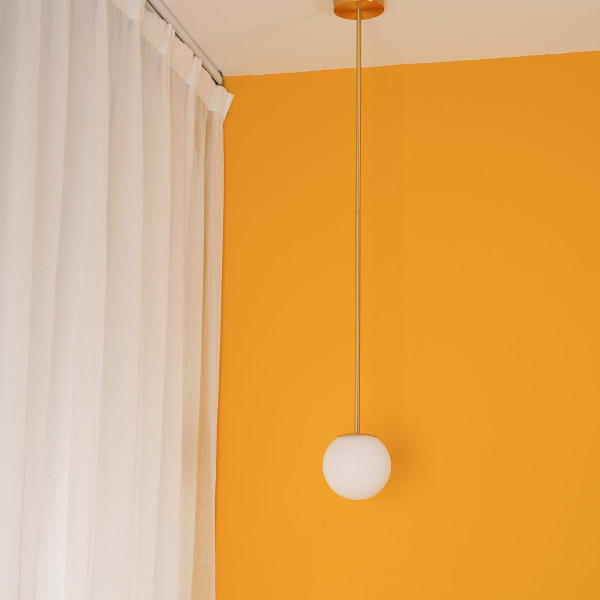 Modern Plastic Pendant Light 1-Light