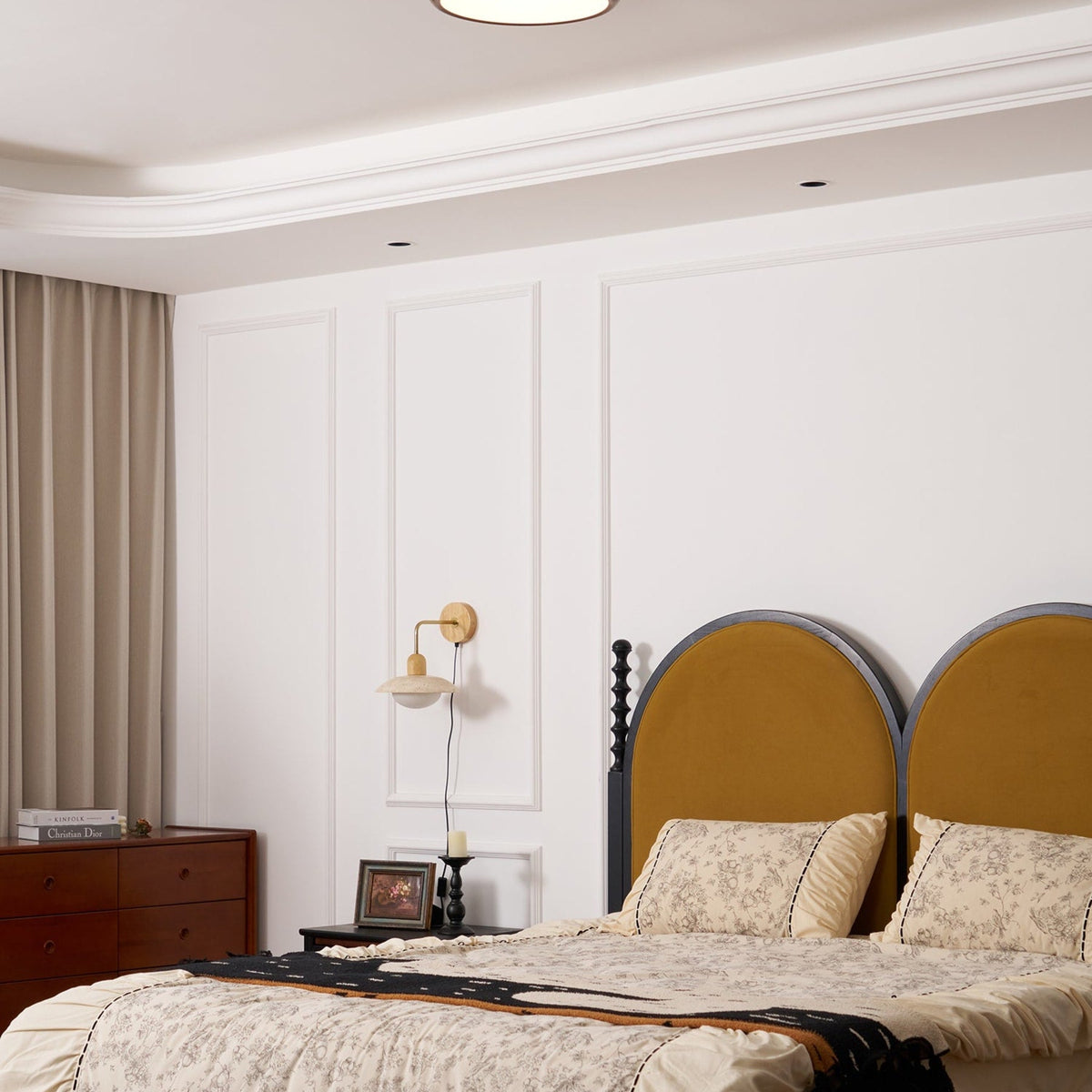 Scandinavian Iron Flush Ø30 Ceiling Light 1-Light