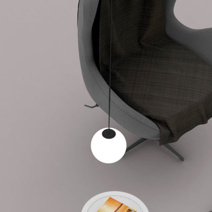 Modern Plastic Pendant Light 1-Light